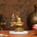 Shivling With Trishul Miniature