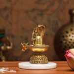 Shivling With Trishul Miniature