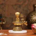 Shivling With Trishul Miniature