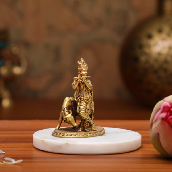 Krishna With Cow Small